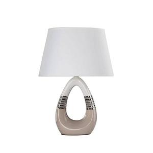 Lampă de masă ROMANO 1xE27/60W/230V alb/bej imagine