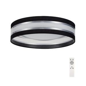 Plafonieră LED dimabilă SMART CORAL LED/24W/230V neagră/argintie + telecomandă imagine