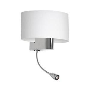 Lampă LED de perete CASINO 1xE27/60W/230V + LED/1W/230V albă imagine