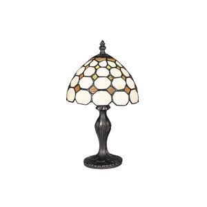 Lampă de masă cu abajur din sticlă vitrată Tiffany MARVEL 1xE14/40W/230V Rabalux 8072 imagine