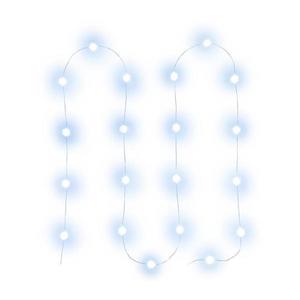 Instalație LED de Crăciun 20xLED/2xAA 2, 3m alb rece imagine