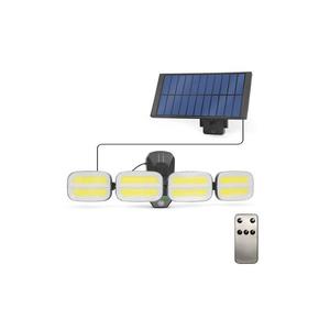 Proiector LED solar cu senzor 4xLED/2, 5W/6V IP65 + telecomandă imagine