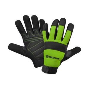 Mănuși de lucru negre/verde Fieldmann imagine
