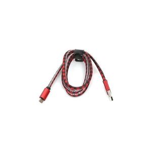Cablu USB A / conector microUSB 1m roșu imagine