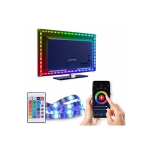 Bandă LED RGB pentru TV LED/6W/5V Wi-Fi Tuya WM58 + telecomandă imagine