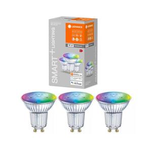 SET 3x LED RGBW Bec dimabil SMART+ GU10/4, 9W/230V 2700K-6500K - Ledvance imagine