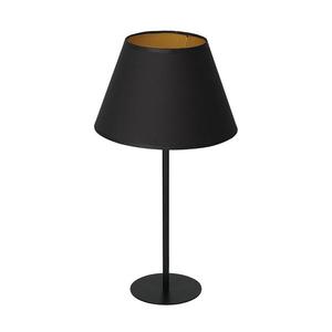 Lampă de masă ARDEN 1xE27/60W/230V d. 30 cm neagră/aurie imagine