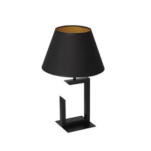 Lampă de masă 1xE27/60W/230V 45 cm neagră/aurie imagine