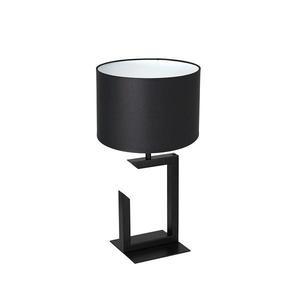 Lampă de masă 1xE27/60W/230V 45 cm neagră/albă imagine