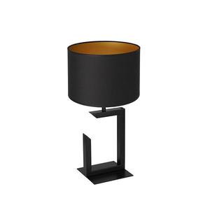 Lampă de masă 1xE27/60W/230V 45 cm neagră/aurie imagine