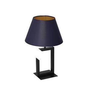 Lampă de masă 1xE27/60W/230V 45 cm albastră/aurie imagine