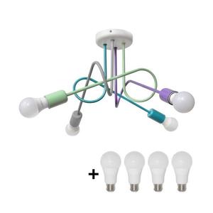 Lustră LED pentru copii OXFORD 4xE27/10W/230V imagine