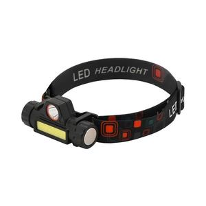 Lanternă frontală LED reîncărcabilă LED/1200mAh neagră/roșie imagine
