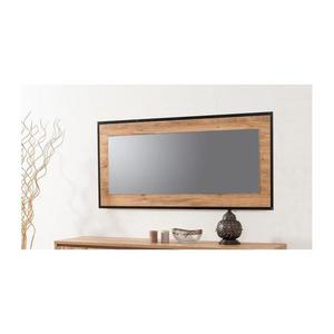 Oglindă de perete QUANTUM 60x110 cm maro/neagră imagine