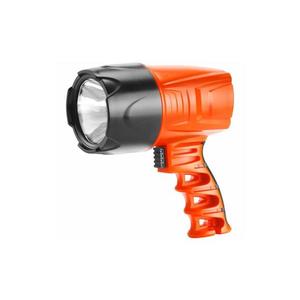 Lanternă LED/3W/1500 mAh/3, 7V IPX4 portocalie/neagră Extol imagine