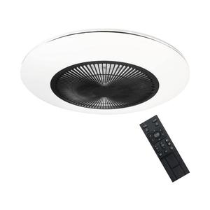 Plafonieră LED dimabilă cu lator ARIA LED/38W/230V negru/alb + telecomandă imagine