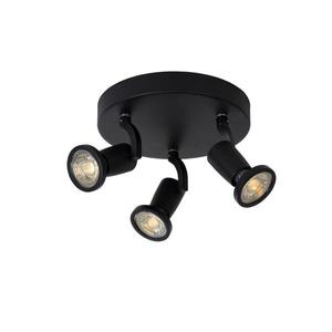 Lucide 11903/15/30 - Lampa spot LED JASTER-LED 3xGU10/5W/230V neagra imagine
