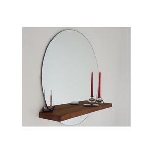 Oglindă de perete cu raft SUNSET 70x70 cm pin imagine