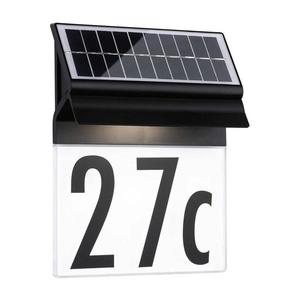 Număr de casă solar LED/0, 2W IP44 NEDA 3, 7V Paulmann 94694 imagine