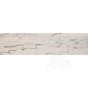 Panel 3D Marmura Flexibila SKIN - Pearl White 60 x 15 cm (cu 3M pe spate) imagine