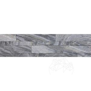 Panel 3D Marmura Flexibila SKIN - Brazil Black 60 x 15 cm (cu 3M pe spate) imagine
