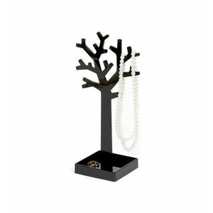 Suport de bijuterii Compactor, sub formă de copac, negru imagine