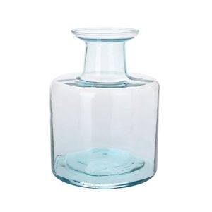 Vaza Geometrik din sticla reciclata 15x21 cm imagine