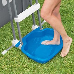 Intex Cădiță de piscină pentru picioare, albastru, 56x46x9 cm, 11, 5 L imagine