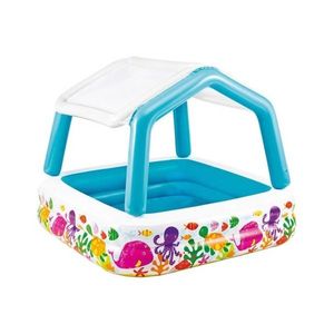 Intex Piscină gonflabilă cu umbrar, 157x157x122 cm imagine