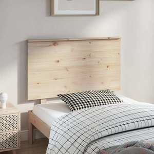 vidaXL Tăblie de pat, 94x6x82, 5 cm, lemn masiv de pin imagine