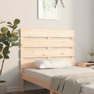 vidaXL Tăblie de pat, 100x3x80 cm, lemn masiv de pin imagine