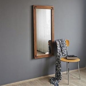 Oglinda decorativa 50110CV, Neostill, 50 x 110 cm, walnut imagine