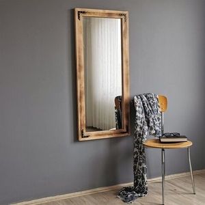 Oglinda decorativa 50110ES, Neostill, 50 x 110 cm, walnut imagine