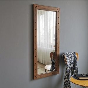 Oglinda decorativa Z50110CV, Neostill, 50 x 110 cm, walnut imagine