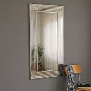 Oglinda decorativa A305D, Neostill, 65 x 130 cm, argintiu imagine