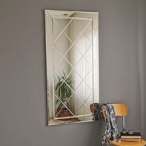 Oglinda decorativa A306D, Neostill, 65 x 130 cm, argintiu imagine
