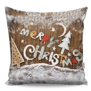 Perna decorativa Merry Christmas, Gravel, 43x43 cm, policoton, multicolor imagine