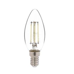 Bec LED, Sage, E14 Düz - White, E14, 4 W, 6500K, 450 Lm, sticla imagine