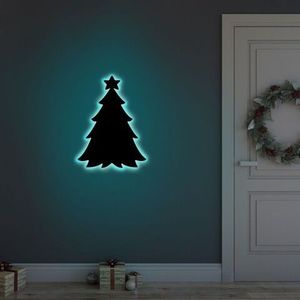 Lampa de perete Christmas Pine 2 , Neon Graph, 20x27 cm, albastru imagine