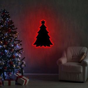 Lampa de perete Christmas Pine 2 , Neon Graph, 20x27 cm, rosu imagine