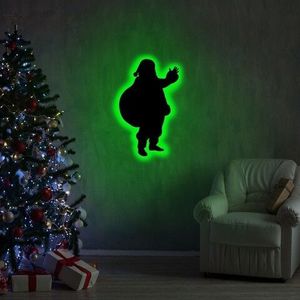 Lampa de perete Santa Claus 2, Neon Graph, 32x52 cm, verde imagine
