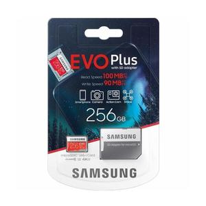Card de memorie MicroSDXC 256GB EVO+ U3 100MB/s Samsung MB-MC256HA + adaptor SD imagine