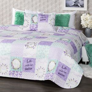 Cuvertură de pat 4 Home Lavender, 220 x 240 cm, 2 buc. 40 x 40 cm imagine