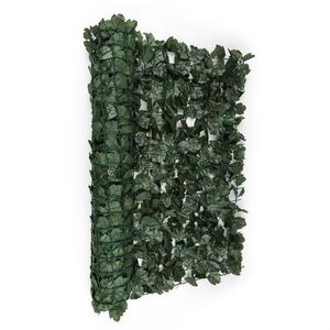 Blumfeldt Fency Ivy, frunze iedera de culoare verde inchis - gard de protecție împotriva vântului 300 x 150 cm imagine