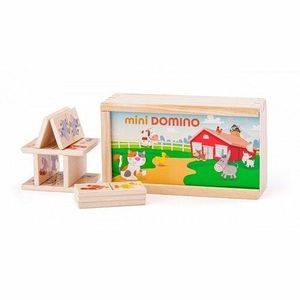 Mini-domino Woody Animale, 12 x 7 cm imagine