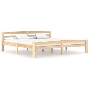 vidaXL Cadru de pat, 180x200 cm, lemn de pin masiv imagine