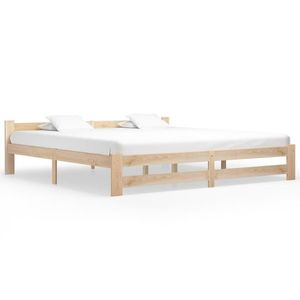 vidaXL Cadru de pat, 200 x 200 cm, lemn masiv de pin imagine