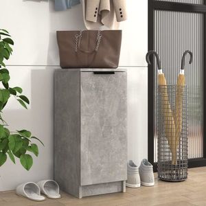 vidaXL Pantofar, gri beton, 30x35x70 cm, lemn compozit imagine