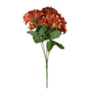 Buchet flori artificiale Crizantemă, înălțime 33 cm imagine