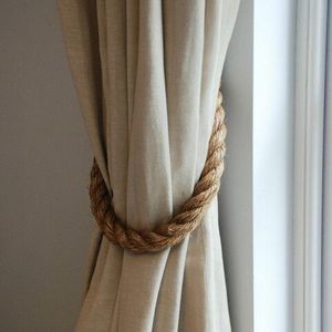 Accesoriu perdea / draperie Rope, Elvila Original, 60 cm, fixare pe perete imagine